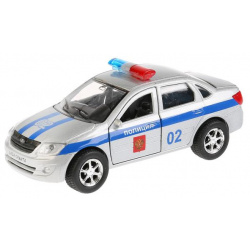 Технопарк Машина металлическая Lada Granta Полиция 12 см SB 16 41 P