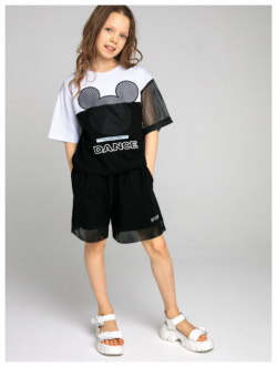 Playtoday Комплект для девочек Joyfull play tween girls (футболка  шорты) 12321039