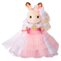 Sylvanian Families Шоколадная крольчонок в роскошном платье 2061