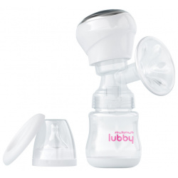 Lubby Электронный молокоотсос портативный и бутылочка для кормления с молочной соской 31061
