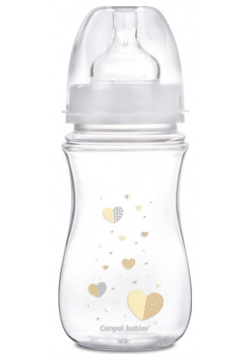 Бутылочка Canpol с широким горлышком PP EasyStart Newborn baby антиколиковая  240 мл 35/217