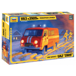 Звезда Сборная модель Буханка  Пожарная служба 43001