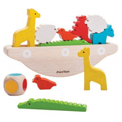 Деревянная игрушка Plan Toys Головоломка Балансирующая лодка 5136