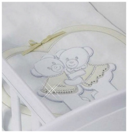 Комплект в колыбель Feretti для двойни Baby Beddings Culla Gemelli Doppio Nino Enchant (одеяло  борт) FER_BB CG