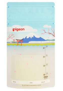 Pigeon Пакеты для заморозки и хранения грудного молока Holiday 120 мл 25 шт  79320