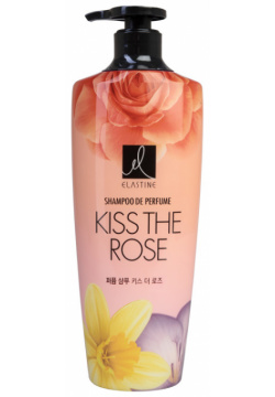 Elastine Парфюмированный шампунь для всех типов волос Perfume Kiss the rose 600 мл 10554277