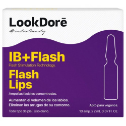 LookDore Концентрированная сыворотка в ампулах для губ IB + Flash Ampoules Lips 10x2 мл MAPD 02836