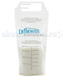 Dr Browns Пакеты для хранения грудного молока 180 мл 25 шт  S4005