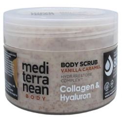 Mediterranean Скраб для тела с коллагеном и гиалурновой кислотой  M B Body Scrub Vanilla Caramel 250 мл MH 1011