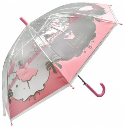 Зонт Mary Poppins прозрачный Принцесса 48 см 53742