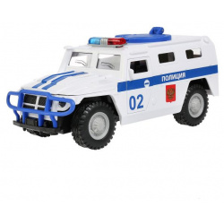 Технопарк Машина со светом и звуком Газ Тигр Полиция 21 см CT12 392 N 3