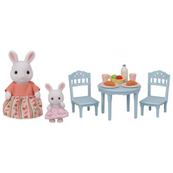 Sylvanian Families Набор Стол для завтрака Снежных кроликов – мамы и малыша 5682