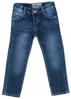 Playtoday Брюки текстильные джинсовые для девочек Осеннее настроение 372061