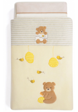 Постельное белье Kidboo Honey Bear Soft (4 предмета) Комплект постельного белья