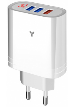 Сетевое зарядное устройство Accesstyle Topaz 30W3A White 