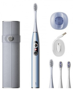 Электрическая зубная щётка Oclean X Pro Digital Set комплект  серебряный