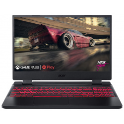 Игровой ноутбук Acer Nitro 5 AN515 46 R2RQ 15 6" Ryzen 6600H 16/512GB (NH QGZER 00D) чёрный 