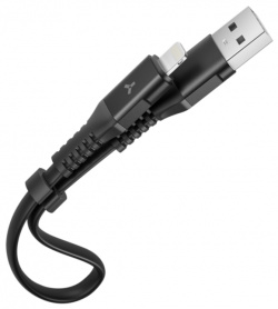 Кабель Accesstyle AL24 TF30 USB Lighting 30 см Black 