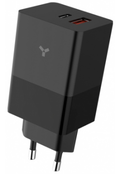 Сетевое зарядное устройство Accesstyle Crocus GaN 65WCA Black 