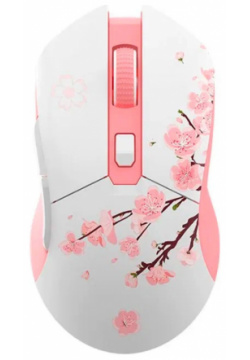 Мышь игровая беспроводная Dareu EM901X Sakura Pink 