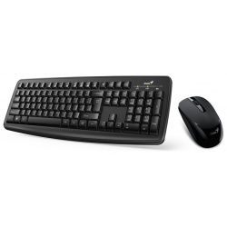 Комплект беспроводная клавиатура + мышь Genius Smart KM 8100  Black