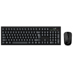 Комплект беспроводная клавиатура + мышь Genius Smart KM 8101  Black