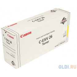 Картридж Canon C EXV26Y 6000стр Желтый 1657B006 