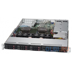 Серверная платформа Supermicro SYS 1029P WTR  2x LGA3647 12x DDR4 no HDD (up to 8x2 5") SATA RAID 2x1GbE 2xFH 1xLP M 2 2x750W Rails