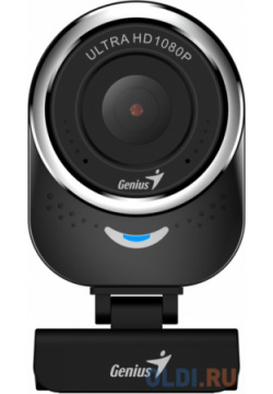 Веб Камера Genius QCam 6000  black Full HD 1080p universal clip 360 degree swivel USB built in microphone rotation tilt 90 32200002400