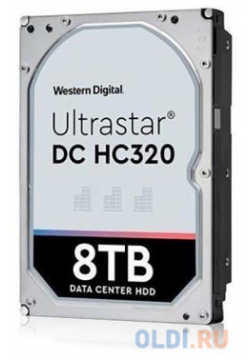 Жесткий диск 8Tb WD Ultrastar DC HC320 0B36400 (SAS3) (7200RPM 12GB/S 256MB 512e) HGST 