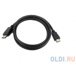 Кабель DisplayPort >HDMI Cablexpert CC DP HDMI 3M  3м 20M/19M черный экран пакет Gembird