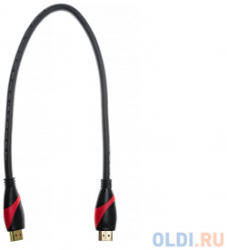 Кабель HDMI 0 5м VCOM Telecom CG525 R 5 круглый черный/красный 