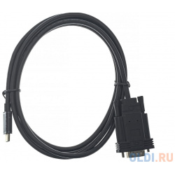 Кабель адаптер USB 3 1 Type Cm  > VGA(M) 1080@60Hz 8M VCOM Telecom CU421C