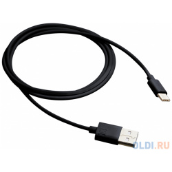 Кабель CANYON Type C USB Standard cable  length 1m Black 15*8 2*1000mm 0 018kg CNE USBC1B