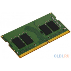 Оперативная память для ноутбука Kingston ValueRAM SO DIMM 4Gb DDR4 3200 MHz KVR32S22S6/4 