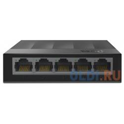 Коммутатор TP Link LS1005G 5 ports Giga Unmanaged switch  10/100/1000Mbps RJ 45 plastic shell desktop and wall mountable