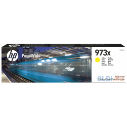 Картридж HP 973X для PageWide Pro 452/477 желтый F6T83AE 