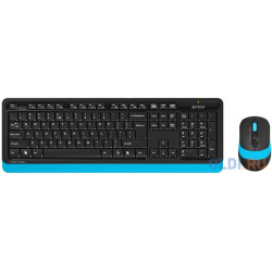 A 4Tech Клавиатура + мышь A4 Fstyler FG1010  BLUE клав:черный/синий мышь:черный/синий USB беспроводная [1147572] A4TECH