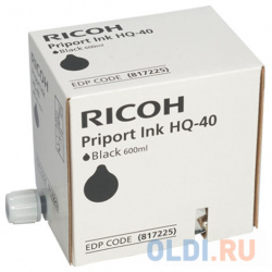 Ricoh 817225(893188) Чернила тип HQ40 (5 по 600 мл) {Ricoh Priport JP4500/DX4542/4545/DD4450} 817225 