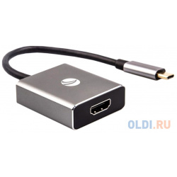 Aдаптер USB 3 1 Type Cm  >HDMI A(f) 4K@60Hz Aluminum Shell VCOM Telecom CU423T