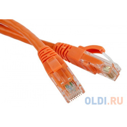 Патч корд RJ45  4 пары FTP категория 6A 1 м оранжевый LSZH LANMASTER LAN PC45/S6A 0 OR