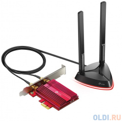 Сетевой адаптер WiFi + Bluetooth TP Link Archer TX3000E AX3000 PCI Express (ант внеш съем) 2ант 