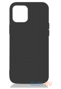 Накладка DF iOriginal 06 для iPhone 12 Pro Max чёрный (black) 