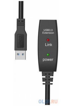 Кабель адаптер USB3 0 repeater  удлинительный активный Af> 10м Aopen/qust AOpen ACU827A 10M