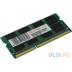 Оперативная память для ноутбука 8Gb (1x8Gb) PC3 12800 1600MHz DDR3 SO DIMM CL11 QUMO QUM3S 8G1600C11R 