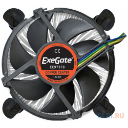 Exegate EX283278RUS Кулер EE97378  Al + Copper S1150/1151/1155/1156 TDP 95W Hydro bearing 4pin 23 5db BOX