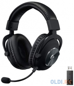 Игровая гарнитура беспроводная Logitech PRO X Wireless LIGHTSPEED Gaming Headset черный 981 000907 