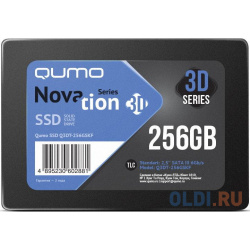 SSD накопитель QUMO Novation 256 Gb SATA III Твердотельный 2