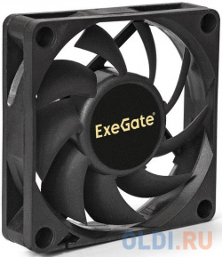 Exegate EX283372RUS Вентилятор EX07015H3PM  70x70x15 мм гидродинамический 3pin+Molex 3000RPM 26dBA