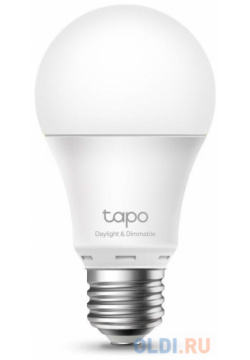 Умная лампа TP Link Tapo L520E E27 8 7Вт 806lm Wi Fi (упак :1шт) 